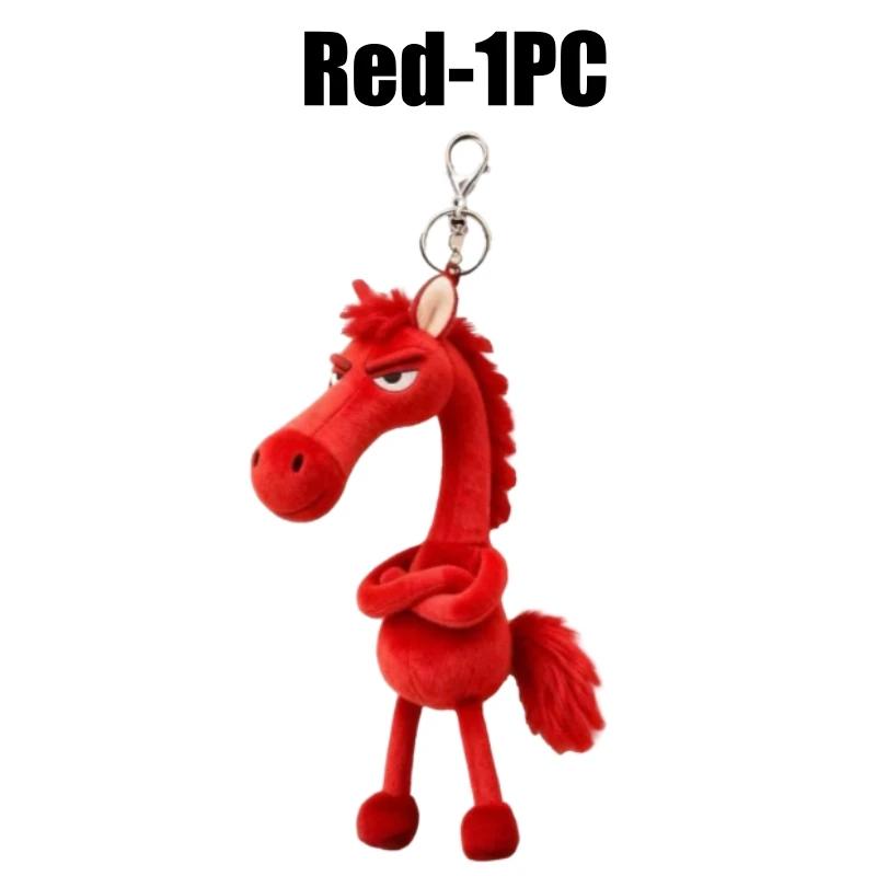 Plush Horse Pendant Bag Charm Keychain Horse Pendant Soft Horse Charm Personal Horse Keychain Handbag Decor Gift Idea
