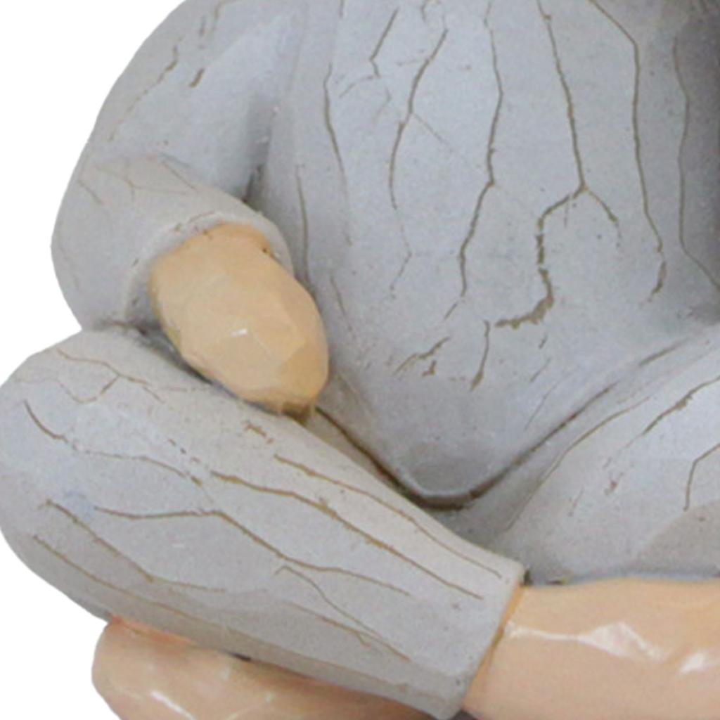 Girl and Dog Statue Resin Exquisite Desktop Girl and Puppy Figurine Ornament for Bedroom Living