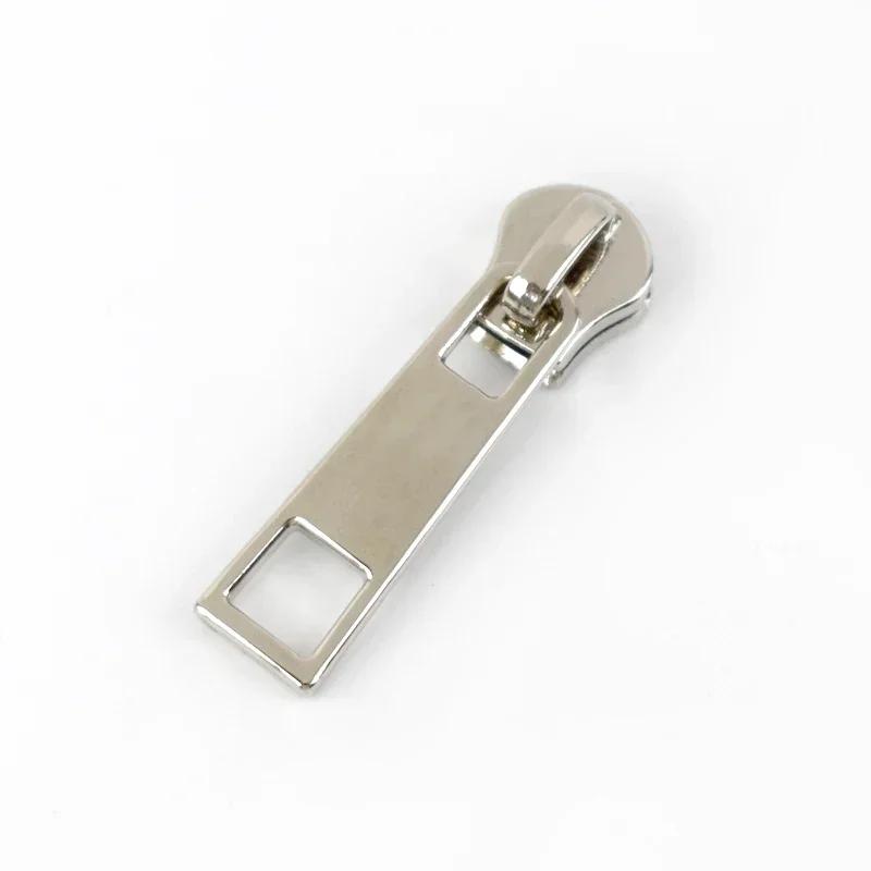 5/10/20Pcs Meetee 5# Zipper Slider for Metal Zips Handbag Purse Zippers Puller Head Jacket Replace Zip Closure Repair Accessory