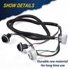 PIT66 Left Tail Light Lamp Wiring Harness, Compatible with 07-14 Chevy Silverado/08-14 GMC Sierra Rear Lamp Assembly Tail Lights Taillight