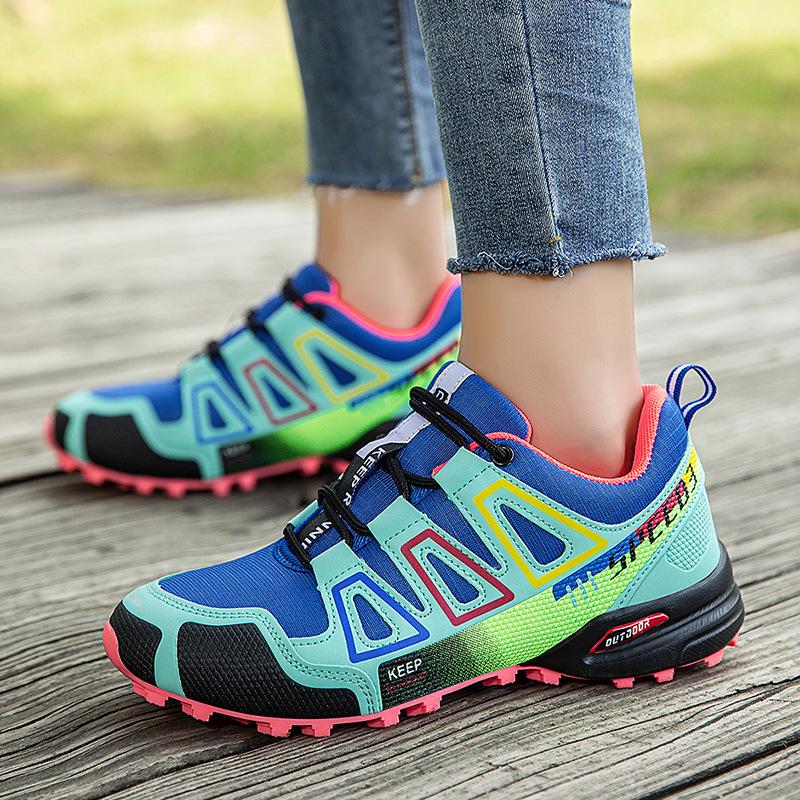 Foreign Trade Outdoor Men's Shoes Off-road Running Shoes Independent Station Travel Hiking Shoes Hiking Shoes Breathable Large Size Women's Shoes