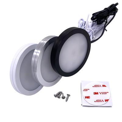 RGBW Slim 3W Strahler Ultradünne LED Schrank Mini Lampe 12V 24V Schmuckdisplay iling Innen Deckenstrahler Surfad Montiert