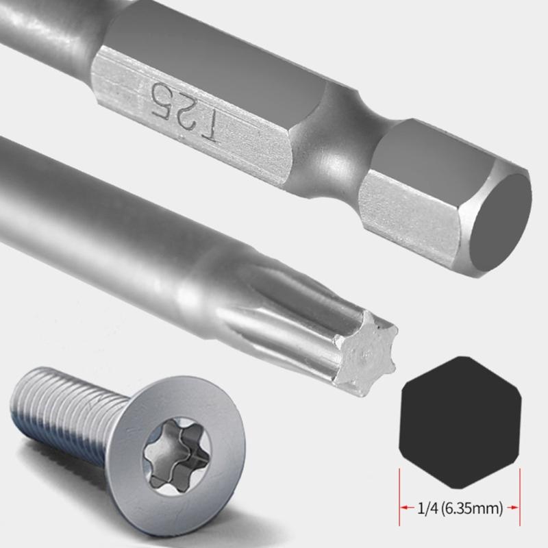 Hex Shank Wrench Drill Bit Quick Released Designing Magnetic Screwdriver Bit for Assembling Furniture 50mm/100mm/150mm