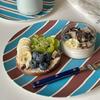Natural Bamboo Fiber Plates Dinnerware Modern Creative Pattern Reusable Unbreakable Plates
