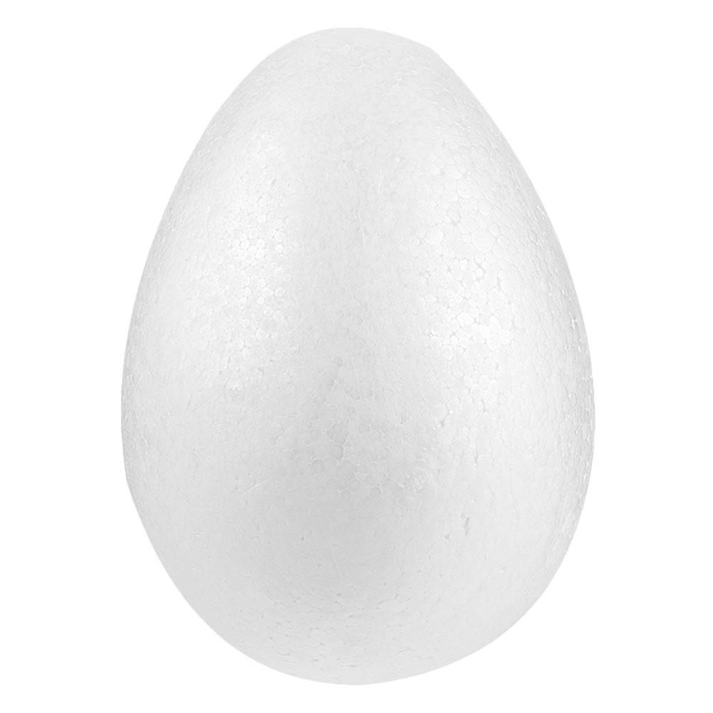 20 cm Weißer Schaumstoff Ei Osterdekoration DIY Bastelprojekt Festliche Partyzubehör Feiertagsdekorationen Künstlich Gefälscht Dekorativ