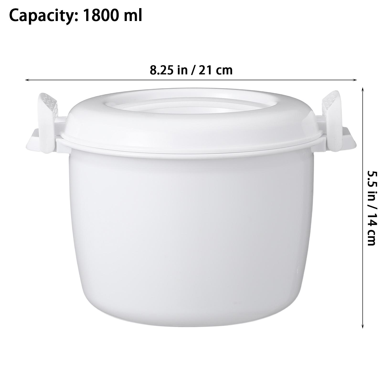 Microwave Rice Cooker Household Micro-Wave Oven Microwaveable Steamer Plastic Pasta Pot Microwaveable Rice Cooker
