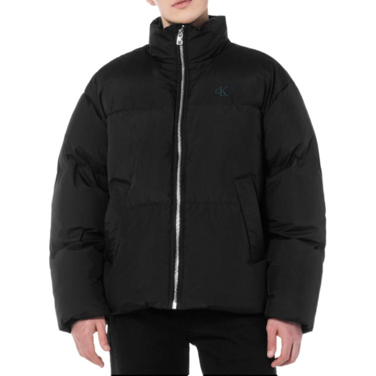Calvin Klein Casual Comfortable Minimalist Versatile Down Jacket Men Outerwear Black J323234-BEH