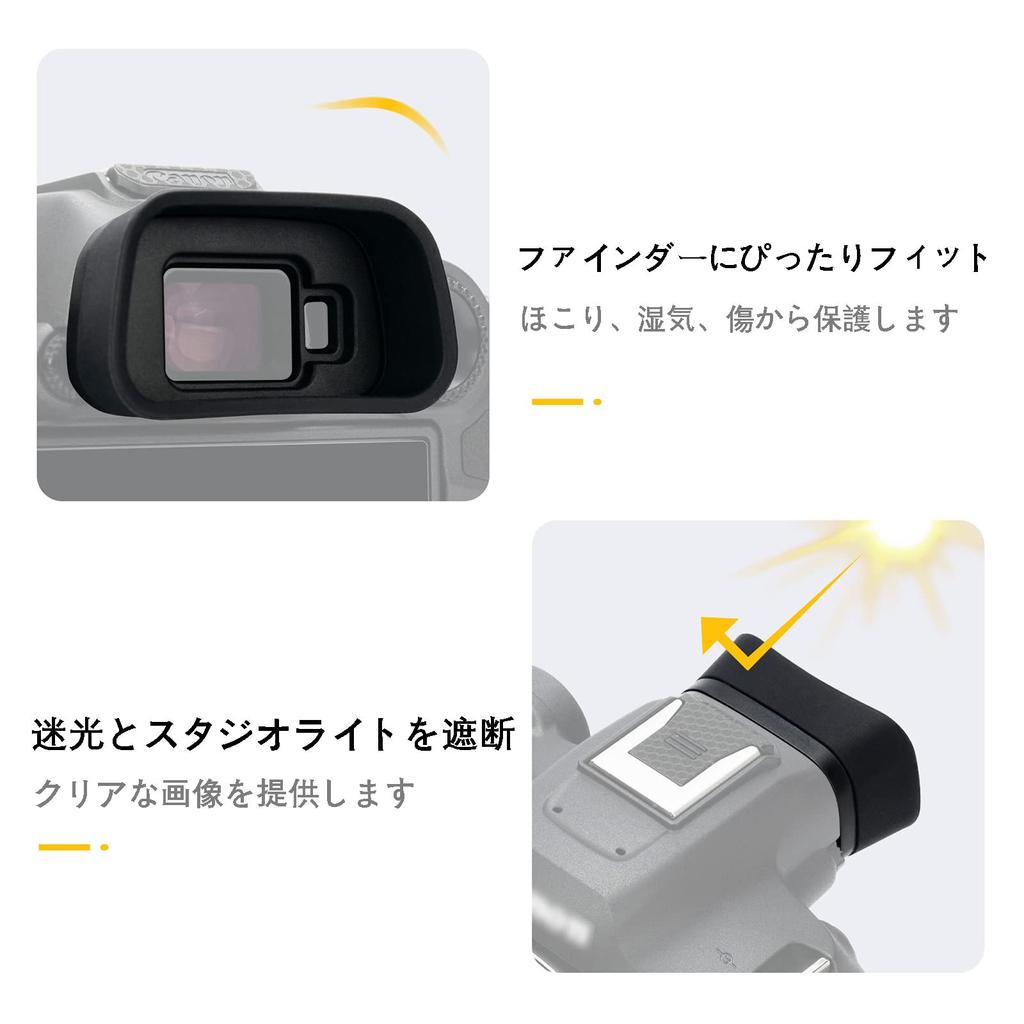 Extended Eyecup Eyepiece for Canon EOS R10 Blocks Stray Protects Viewfinder R10/EOS Cameras, Light,