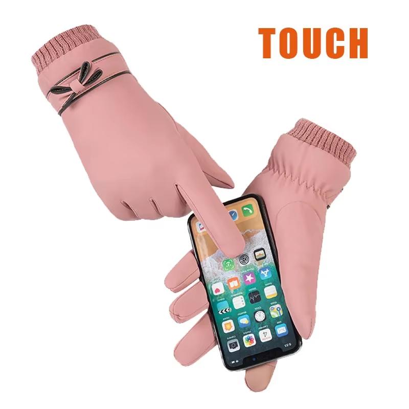 Super Value Popular Winter Women's Skin Feel Fabric Windproof Driving Mountain Climbing Hot Selling Popular Affordable Gloves