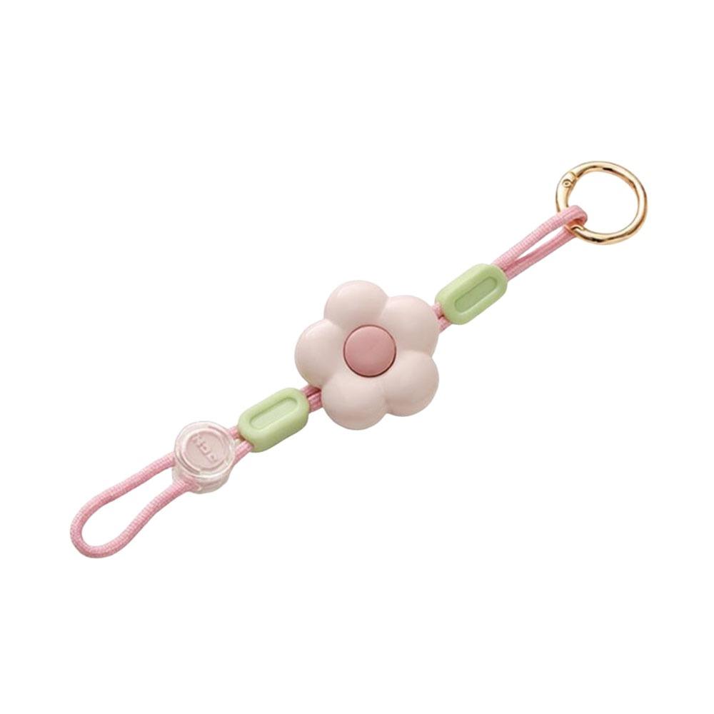 

Gifts Portable Flower Hat Clip Anti-Loss Adjustable Rope Lock Backpack Charm Water Bottle Strap Hat Artifact Hat Storage Clip розовый