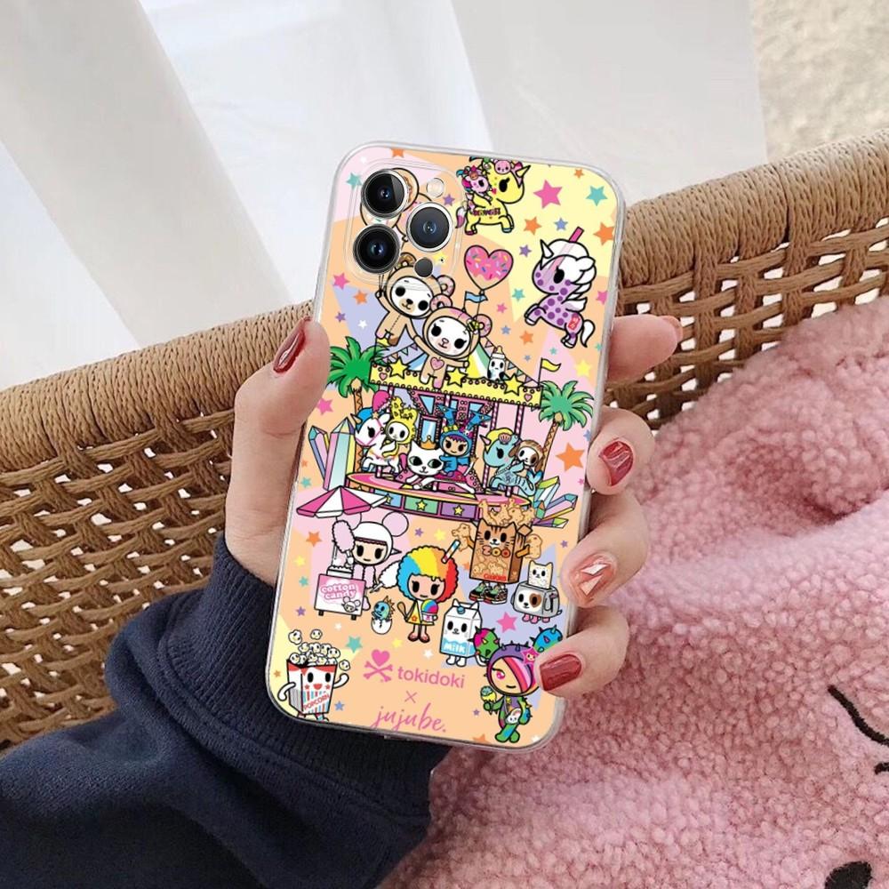 Japan Tokidokis Phone Case For iPhone 15 14 11 12 13 Mini Pro XS Max Cover 6 7 8 Plus X XR SE 2020 Funda Shell