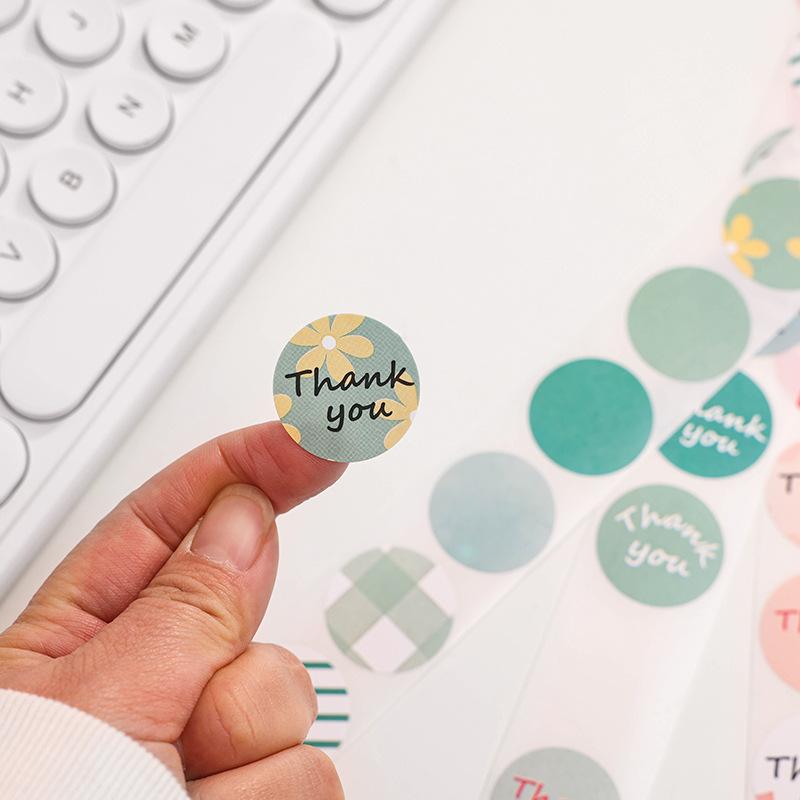500pcs Thank You Stickers Holiday Decor Sticker Wedding Party Gift Sticker Birthday Gift Box Sticker Baking Labels