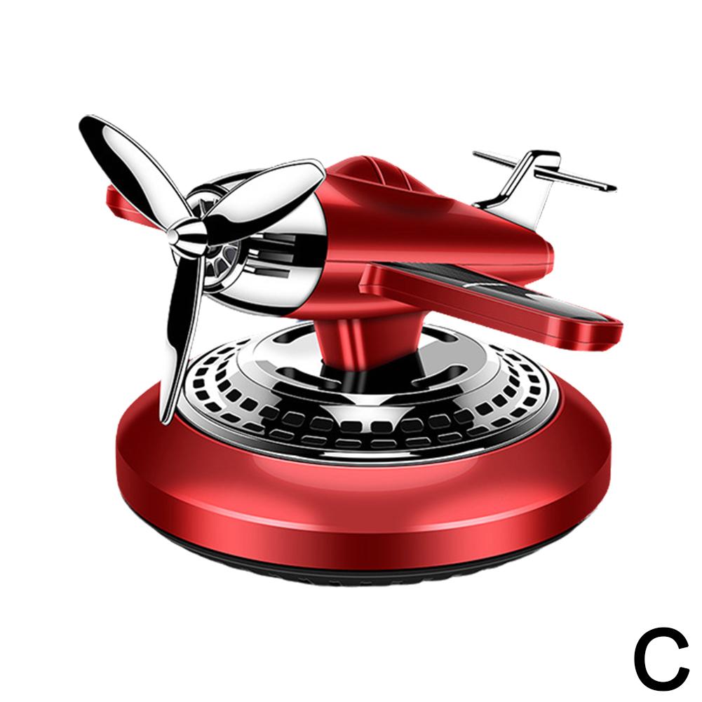 Solar Auto Lufterfrischer Automatische Rotation Aromatherapie Aromatherapie Dekoration Innenraum Propeller Styling Diffusor Auto Luft V9D5