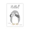 Cartoon Animal Canvas Painting Penguin Polar Bear Poster and Print Child Kids Bedroom Nursery Wall Decor Painting No Frame
