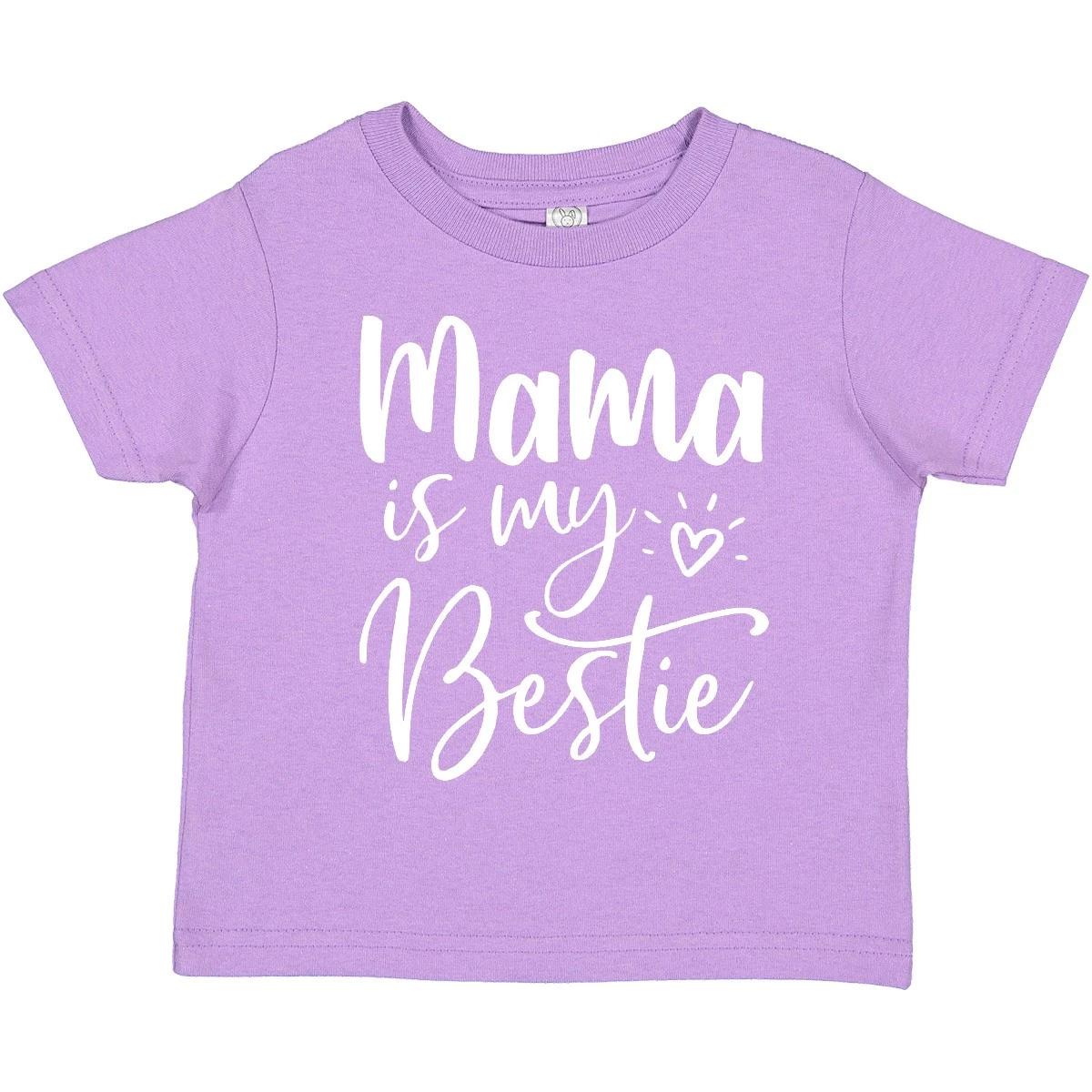Inktastic Mama Is My Bestie Toddler T-Shirt Mothers Day For Kids Love Best Mom 110