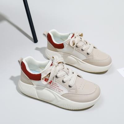 White Shoes Fashionable Spring New Platform Height Increasing Breathable Casual Shoes for Students