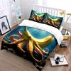 Underwater Banana Octopus Artwork Exquisite Three-Piece Bedding Set Gift For Kids And Adults