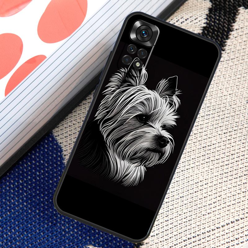 

Чехол для собаки йоркширского терьера для Xiaomi Redmi Note 10 11 Pro 8 9 12 Pro 11S 10S 9S Redmi 9 10 12C 9C 10C задняя крышка Redmi Note 8 Pro