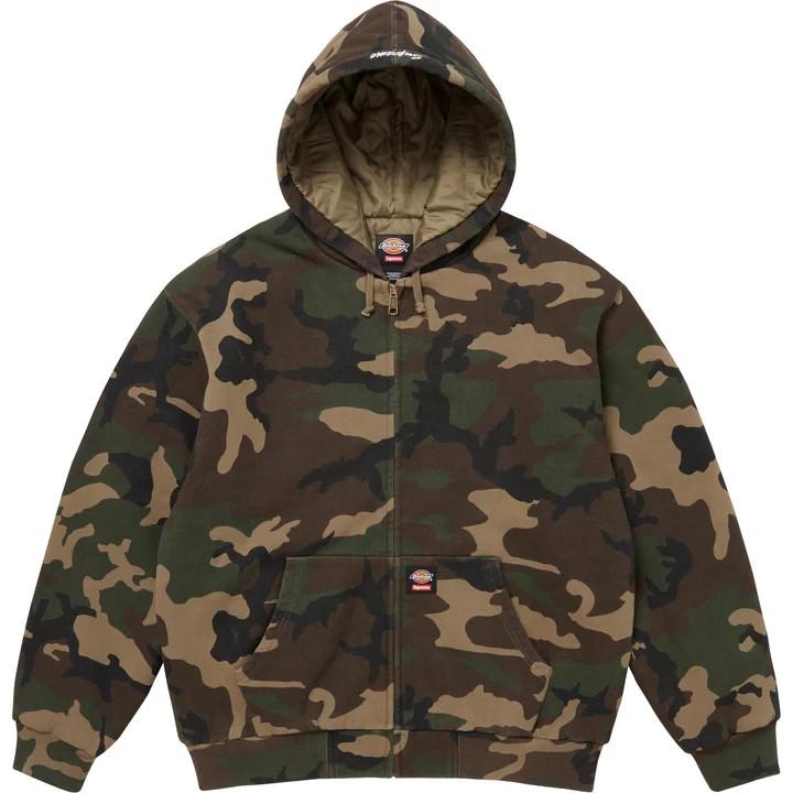 Supreme Dickies Quilted Lined Zip Up