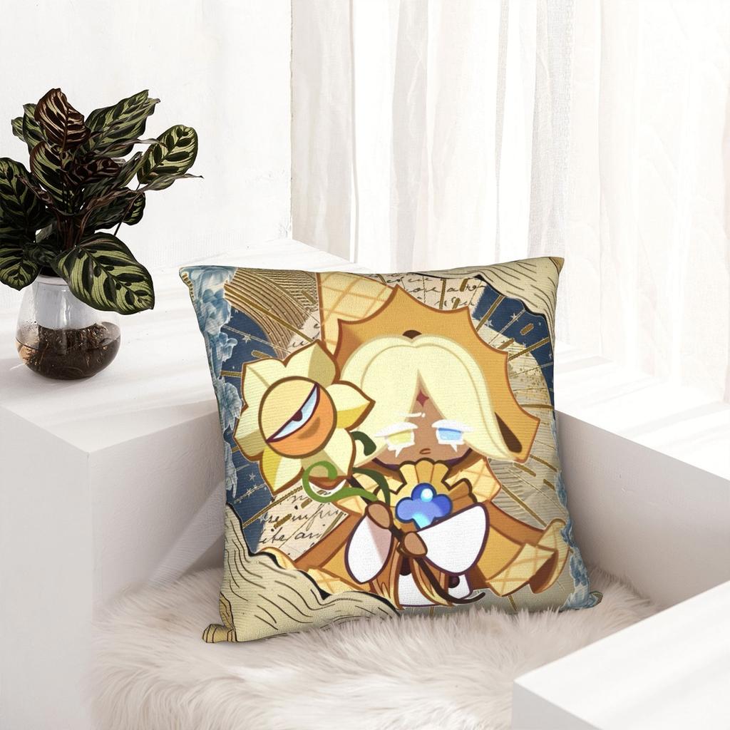 Decorative Pillowcase Cookie Run Kingdom Accessories Home  Throw Pillow Case Cover Square Multi-Size