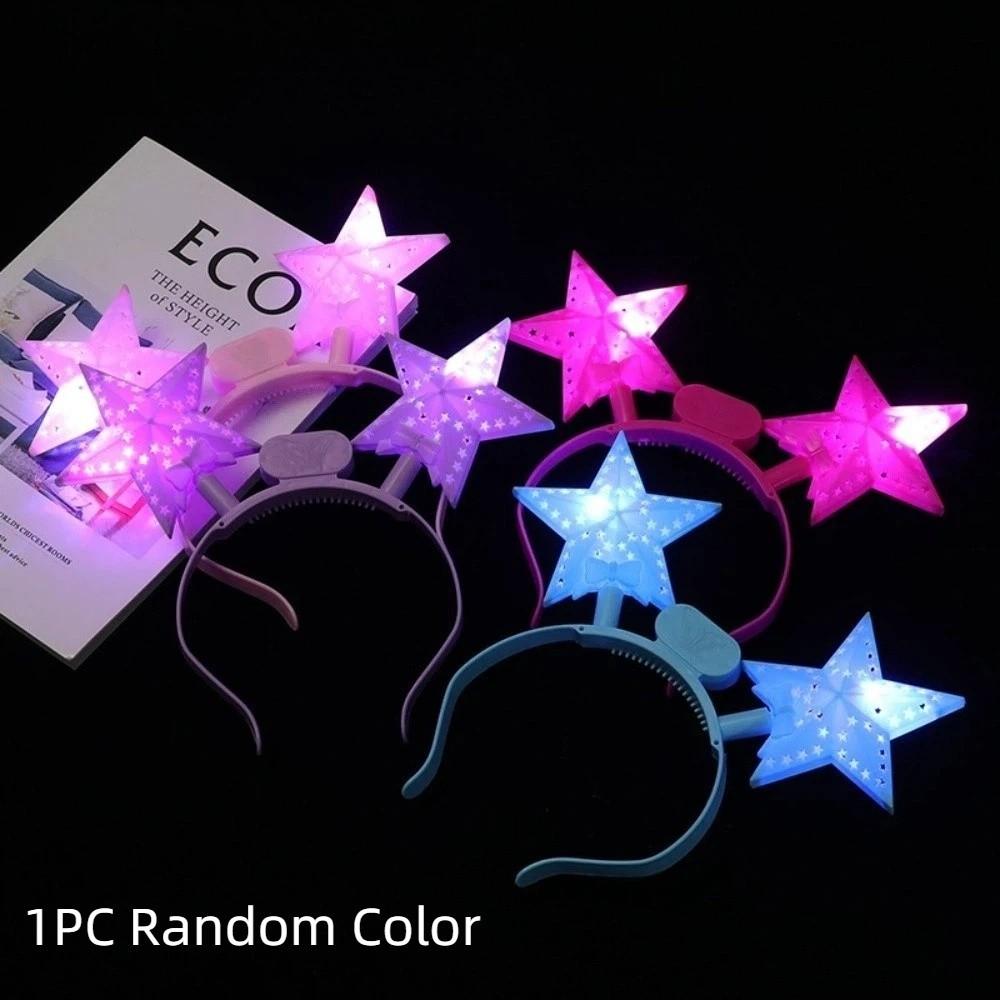 LED Glow LED Glow Hair Bands Photographic Headwear New Year Headdress  Decorations
