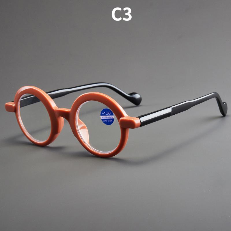 Women's glasses, retro round small frame glasses for men and women