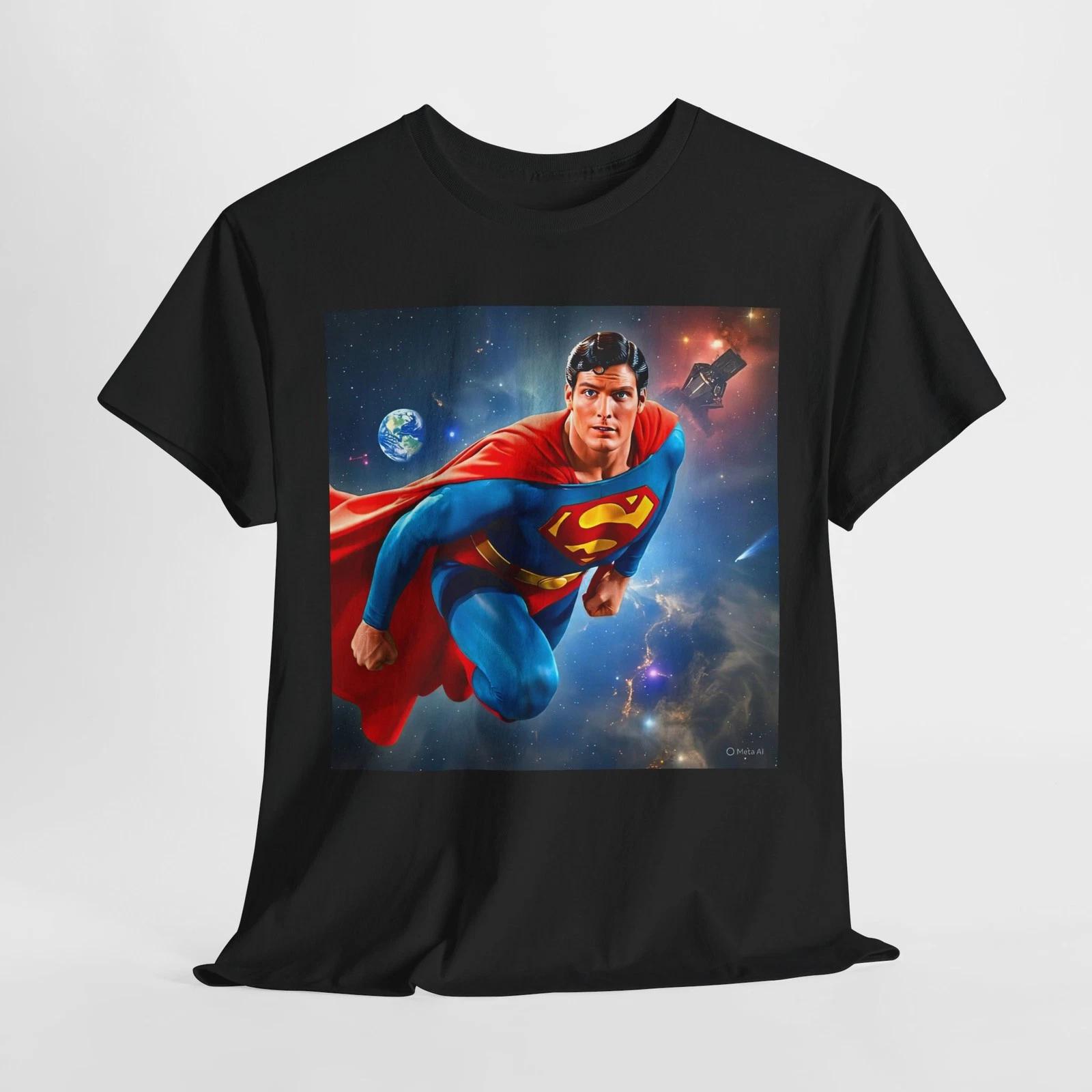 Superhero Cotton Tee, Unisex Shirt, Comic Gift, Casual Tee, Birthday [...] S