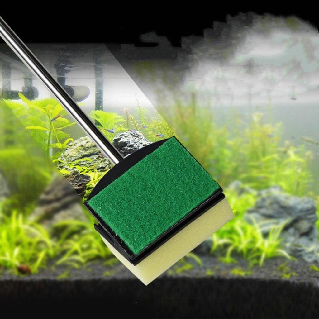 Cleaning Brush for Aquarium Cleaner Tool Glass Algae Scrapers Tool Fish Tanks Cleaner Tool Window Cleaning