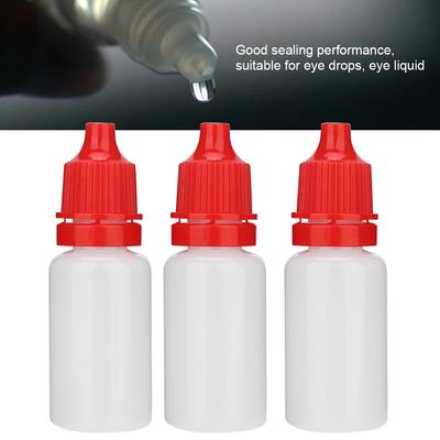 10ml Plastic Squeezable Eye Dropper Bottle Travel Size Empty Liquid Bottle For Eye Drops