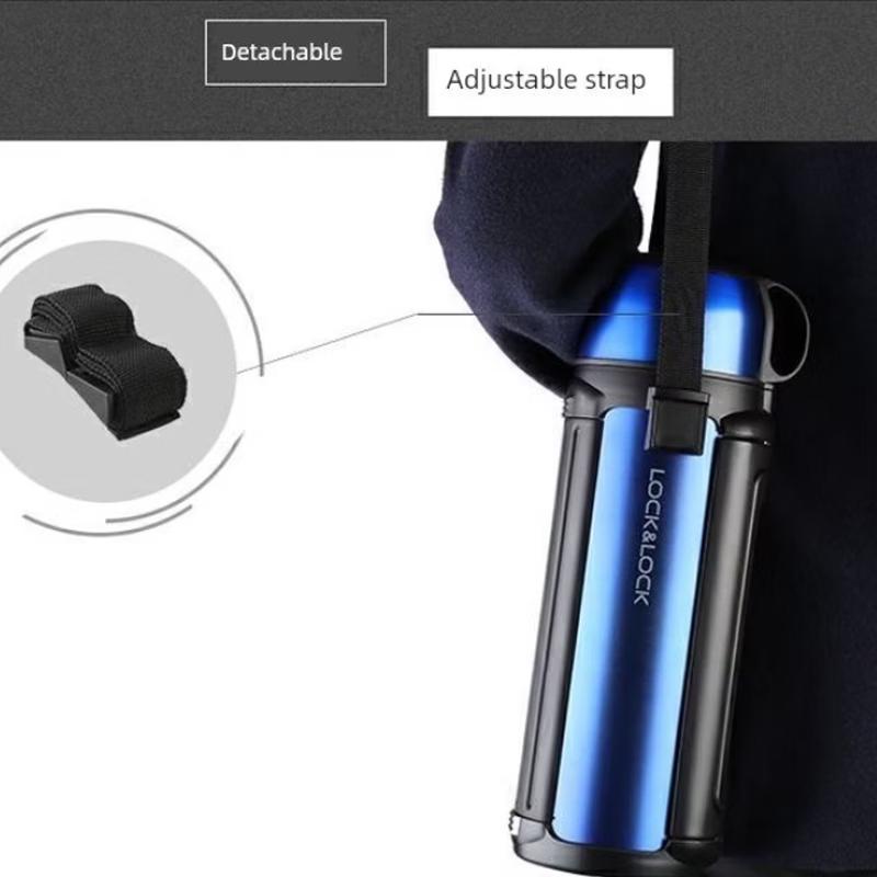 Lock&Lock 1.5L Stainless Steel Insulated Thermos Bottle