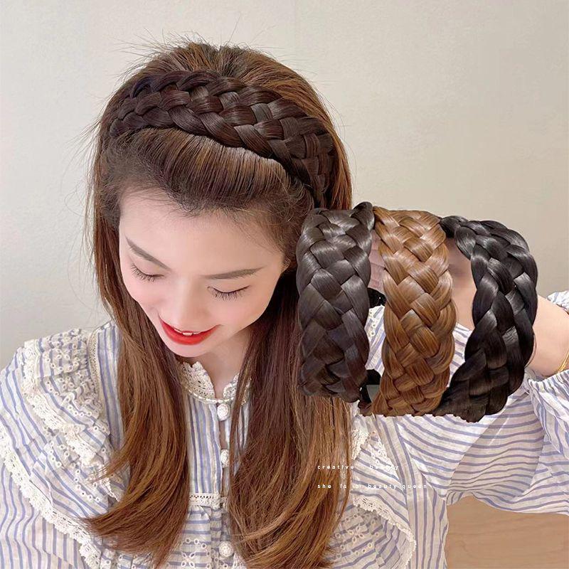 Fishbone Braid Five-Strand High Crown Invisible Hair-Enhancing Headband