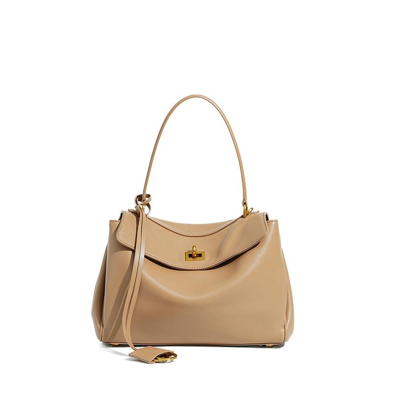 Hot-selling Leather Women's Bags, Crossbody Shoulder Bags, Underarm Portable High-end Large-capacity Women's Tote Bags
