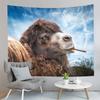 Animal Camel Tapestry Sunset Scenery Tapestry Desert Sunset Tapestry Home Living Room Bedroom Aesthetics Decoration Tapestries