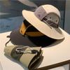 New hat women's quick-drying summer visor outdoor hat men's bucket hat travel shading mountaineering camp sun protection versatile