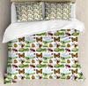 Ants Duvet Cover Set for Kids Boys Girls Teens Queen King Lightweight Bedspread Cover Bedroom Decor Insects Bedding Set No Quilt