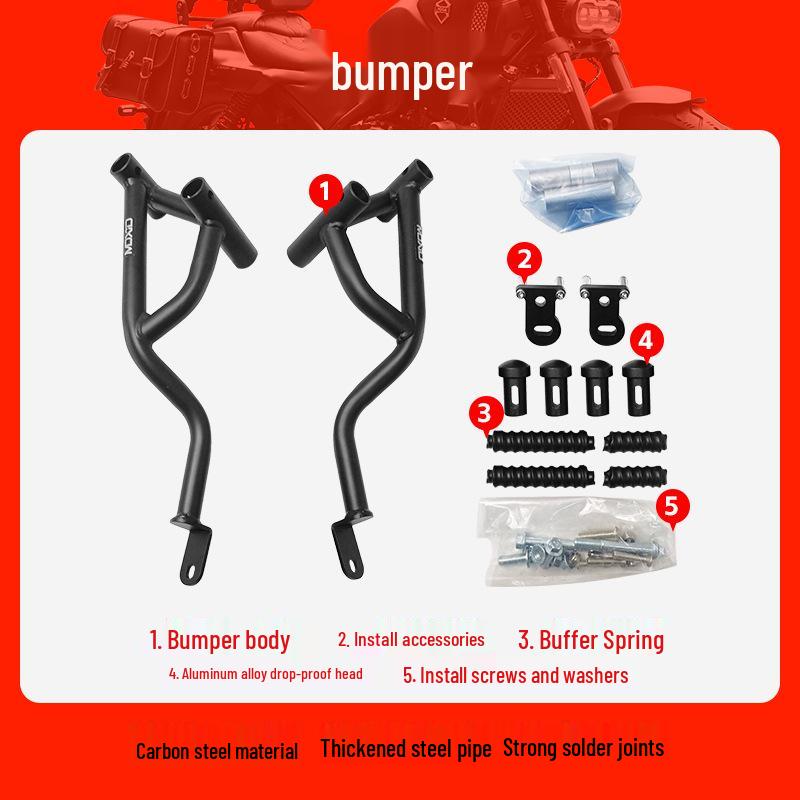 Kawasaki Ninja 400 Front Fairing Anti-Collision Guard Modification