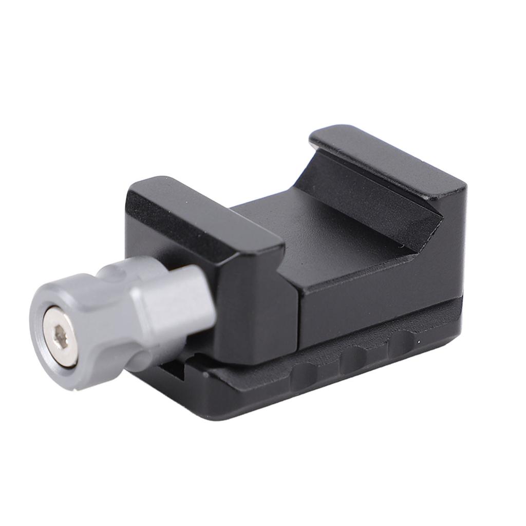 Quick Release Rail Clamp Aluminum Camera Cage Rail Clamp Adapter with 1 4 3 8 Inch Screw Holes for Camera Display