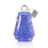 Natural Purple Tanzanite CERTIFIED 40 Ct Sterling Silver Fancy Gems Pendant AI-117-NS