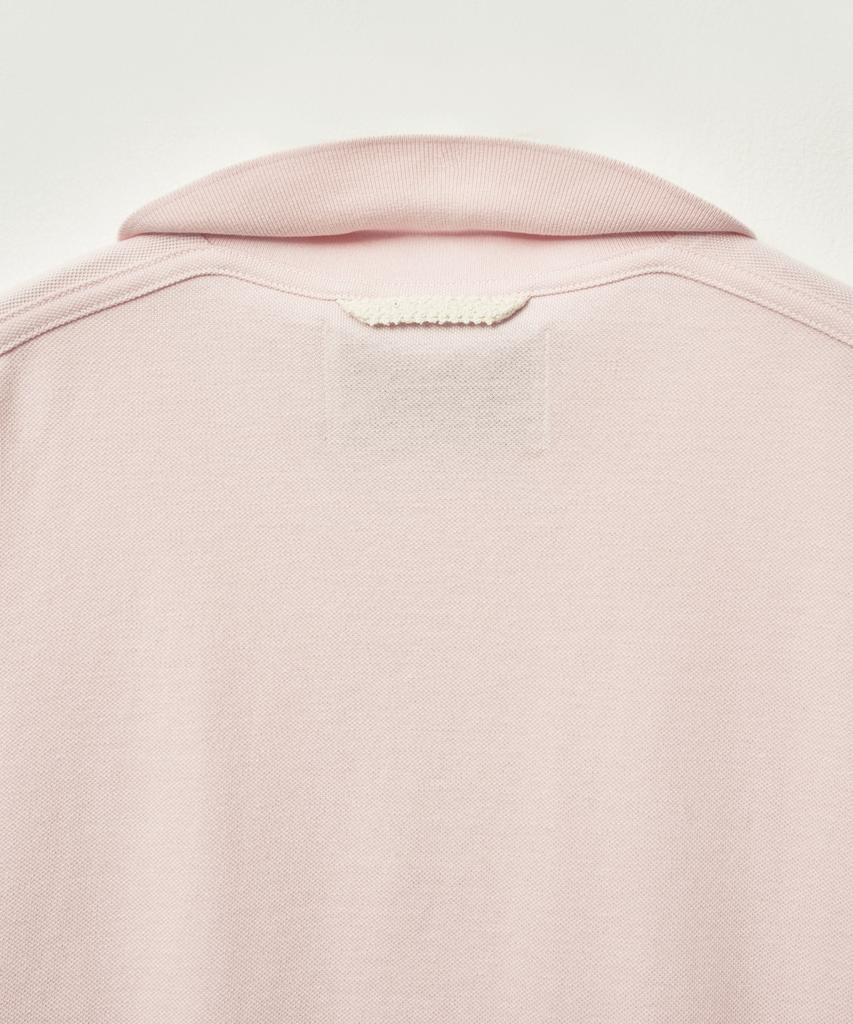 Seteo Basic Pique Polo Short Sleeve T-Shirt Pink
