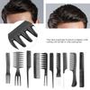 10pcs   Set Professional Hair Styling Combs Salon Barber Combs for Different Functions