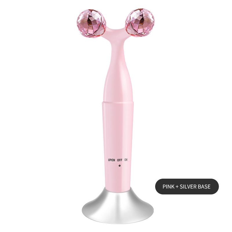 3D Electric Facial Slimming Device - V-Face Vibrating Roller Massager