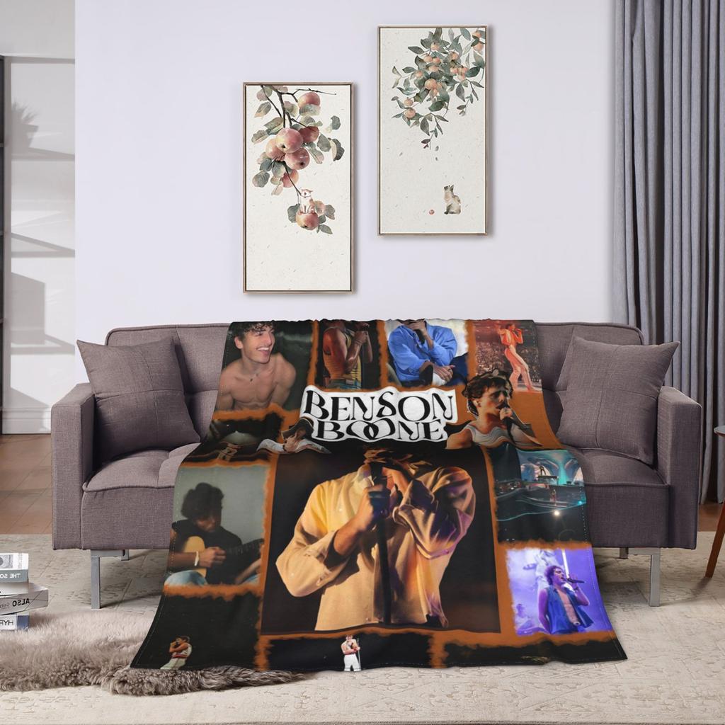 Benson Boones Blanket  Super Warm Comfortable Plush Bedding Throws For Girls Boys Bedroom Flannel Bedspread Bed Cover