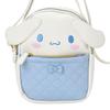 Sanrio Cinnamoroll Shoulder PU Ages 3 and 159832 Face-Shaped Bag, Leather, Up,