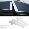 For Mercedes W222 S-Class S400L S320L S500 2014- 4Pcs Window Pillar Molding Strip Cover Trim Aluminum