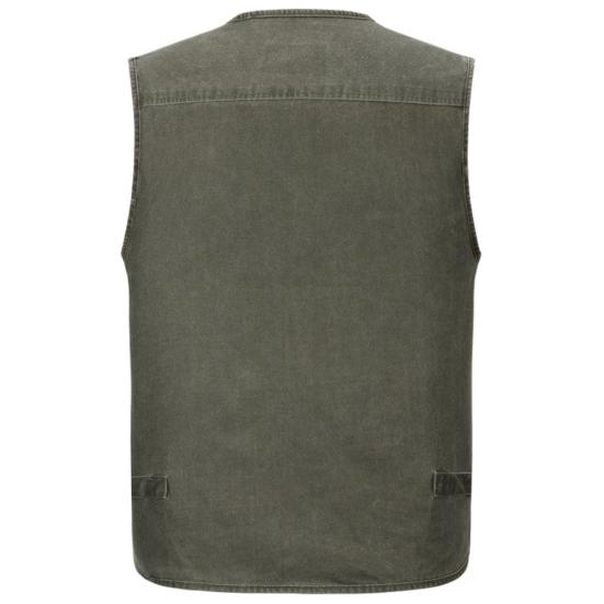 Men Multi Pockets Waistcoat Vest Outdoor Travel Fishing Photography Gilet Jacket