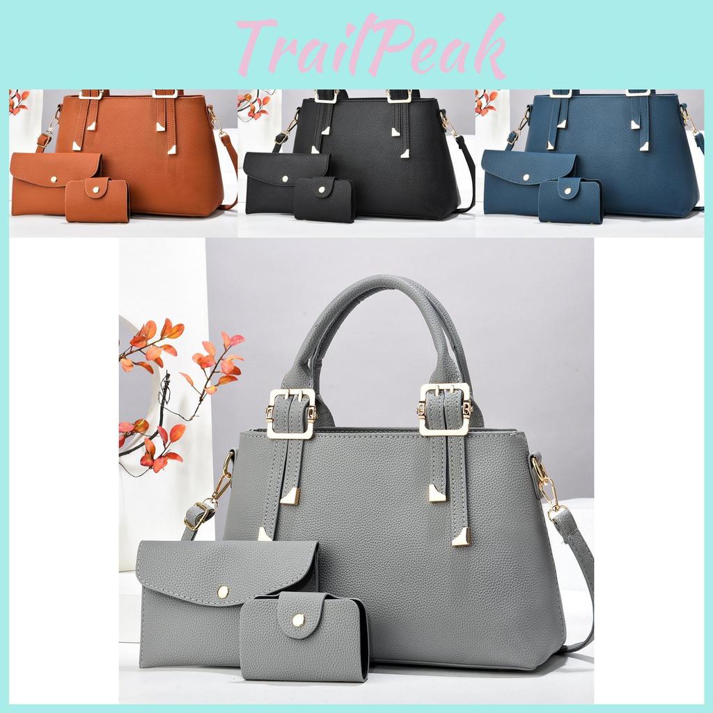 Style Trendy Urban Macaron Handbag Set With Durable Fabric And Elegant Selection Color