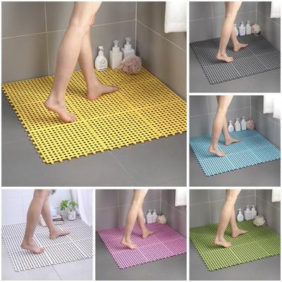 PVC Mesh Floor Pad Toilet Ground Mat Bath Mat Bathroom Carpet Non-slip Mat
