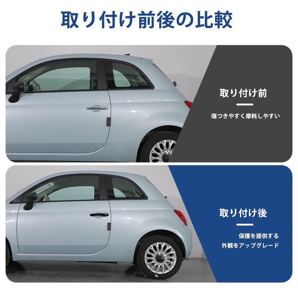 Hcilloend Neue Fiat 500 2007-2025 Türgriffabdeckung, Äußerer Türknauf, Griff, Türabdeckung,