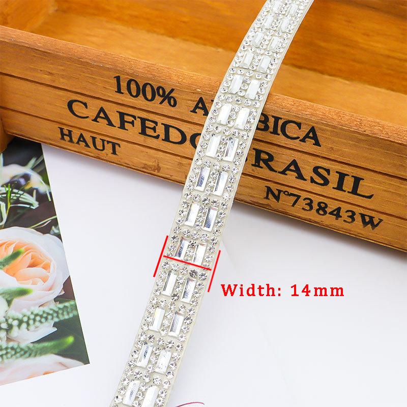 10pcs Rhinestone Ribbons Roll Diamond Sparkling Banding Party Gift Trim Decoration DIY Crafts Self-Adhesive Rhinestone Sticker