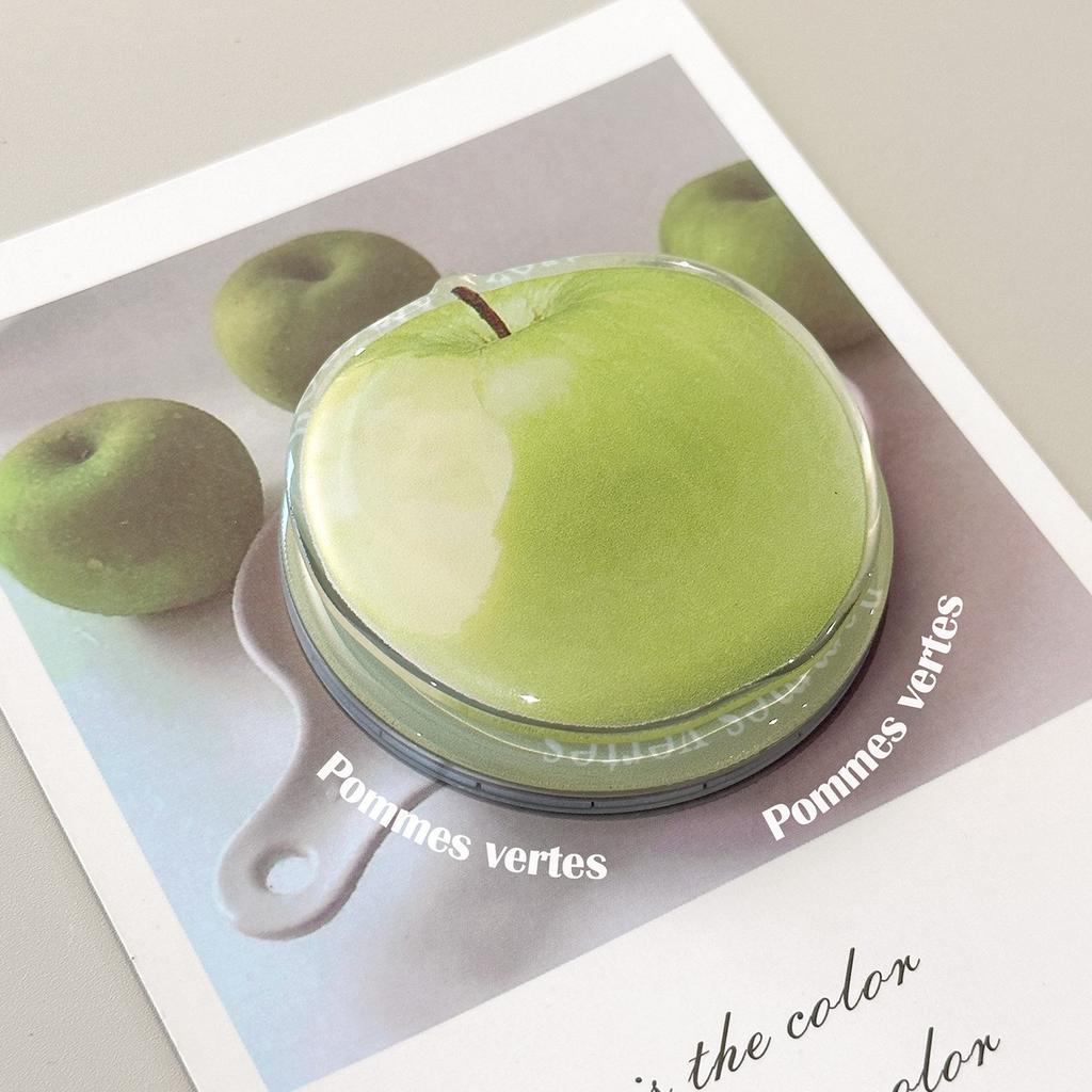 Green Apple Magnetic Suction Bracket 16 for iPhone17ProMax Apple 15 Mobile Phone Case 13 Pink Peach Acrylic